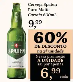 Supermercados São Vicente Cerveja Spaten Puro Malte oferta