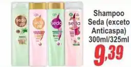 Serrano Supermercado Shampoo seda (exceto anticaspas) oferta