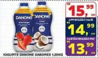 Roldão Iogurte danonе sabores oferta