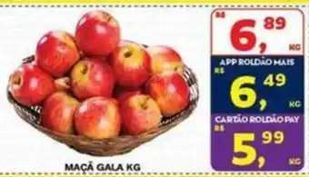 Roldão Maçã gala kg oferta