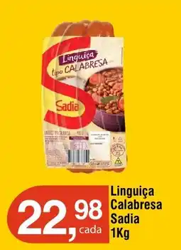 Royal Supermercados Linguiça tipo Calabresa Sadia oferta