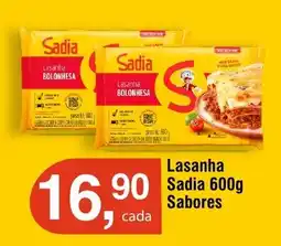 Royal Supermercados Lasanha Sadia oferta