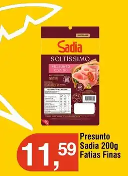 Royal Supermercados Presunto Sadia oferta