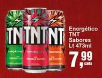 Negreiros Energético TNT Sabores oferta