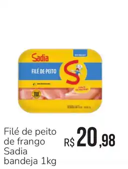 Hiperideal Supermercados Filé de peito de frango Sadia oferta