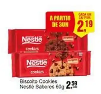 Negreiros Biscoito Cookies Nestlé Sabores oferta