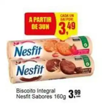 Negreiros Biscoito integral nesfit sabores oferta
