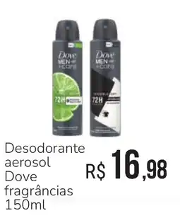 Hiperideal Supermercados Desodorante aerosol Dove fragrâncias oferta