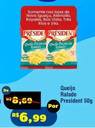 Royal Supermercados Queijo Parmesão Ralado oferta