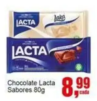 Negreiros Chocolate lacta sabores oferta