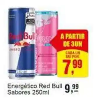 Negreiros Energético Red Bull Sabores oferta