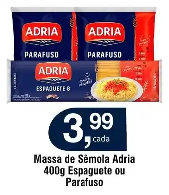 Royal Supermercados Massa de Sêmola Adria oferta