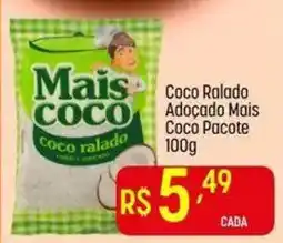 Muffato Coco Ralado Adoçado Mais Coco Pacote oferta