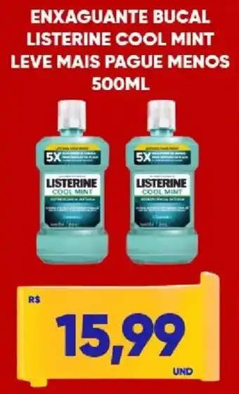 Tatico Enxaguante bucal listerine cool mint oferta