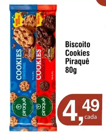 Royal Supermercados Biscoito Cookies Piraqué oferta