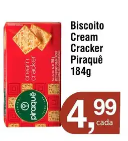 Royal Supermercados Biscoito cream cracker piraquê oferta