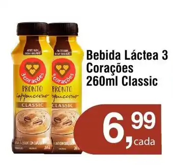 Royal Supermercados Bebida Láctea 3 Corações Classic oferta