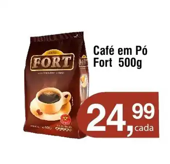 Royal Supermercados Café em Pó Fort oferta