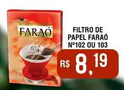 Royal Supermercados Filtro de papel faraó Nº102 OU 103 oferta