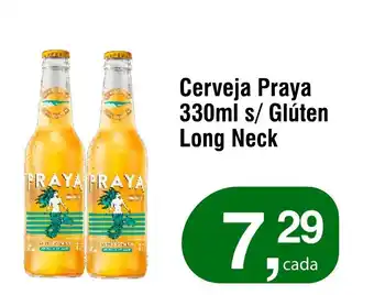 Royal Supermercados Cerveja Praya s/ Glúten Long Neck oferta