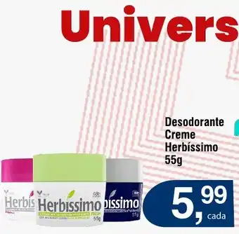 Royal Supermercados Desodorante Creme Herbíssimo oferta