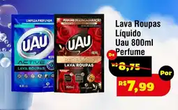 Royal Supermercados Lava Roupas Uau 800ml Perfume oferta