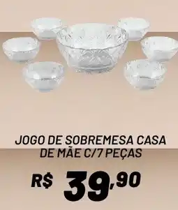 Royal Supermercados Jogo de sobremesa casa de mãe c/7 peças oferta