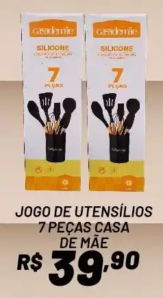 Royal Supermercados jogo de utensílios 7 peças casa de mãe oferta