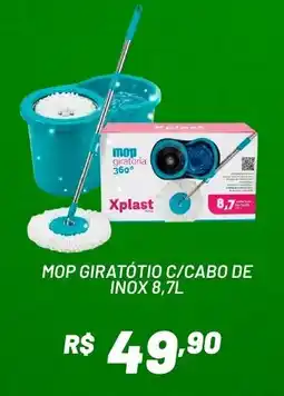 Royal Supermercados mop giratório c/cabo de inox oferta