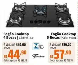 Deltasul Fogão Cooktop 4 Bocas oferta