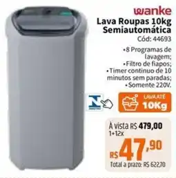 Deltasul Lava Roupas 10kg Semiautomática oferta