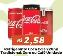 Mart Minas Refrigerante coca cola tradicional, zero ou café oferta
