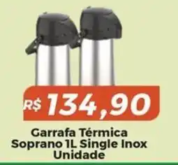 Mart Minas Garrafa Térmica Soprano 1l Single Inox oferta