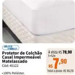 Deltasul Protetor de Colchão Casal Impermeável Matelassado oferta