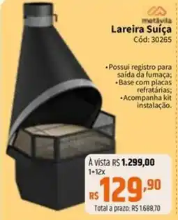 Deltasul Lareira Suíça oferta