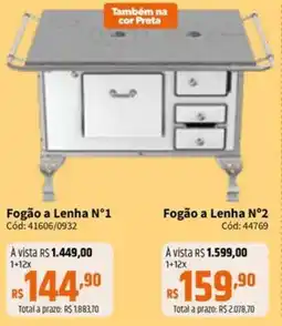 Deltasul Fogão a Lenha N°1 oferta