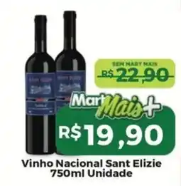 Mart Minas Vinho Nacional Sant Elizie oferta