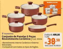 Deltasul Conjunto de Panelas 5 Peças oferta
