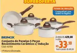 Deltasul Conjunto de Panelas 5 Peças oferta