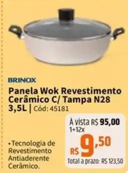 Deltasul Panela Cerâmico C/ Tampa N28 oferta