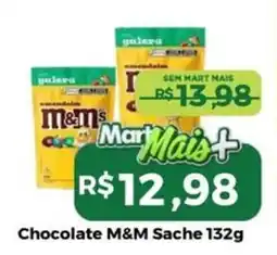 Mart Minas Chocolate m&m sache oferta