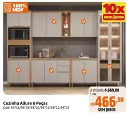 Deltasul Cozinha Allure 6 Peças oferta