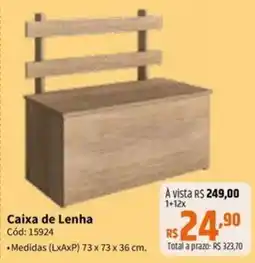 Deltasul Caixa de Lenha oferta
