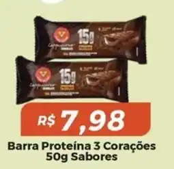 Mart Minas Barra Proteína 3 Corações oferta