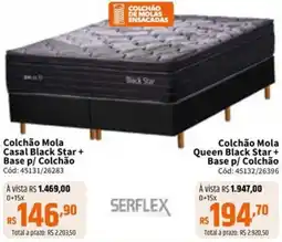 Deltasul Colchão Mola Black Star + Base p/ Colchão oferta