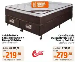 Deltasul Colchão Mola Casal Revolution + Base p/ Colchão oferta
