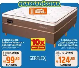 Deltasul Colchão Mola Solteiro Valence oferta