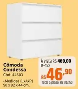 Deltasul Cômoda Condessa oferta