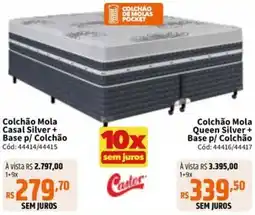 Deltasul Colchão Mola Silver + Base p/ Colchão oferta