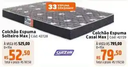 Deltasul Colchão Espuma Solteiro Max oferta